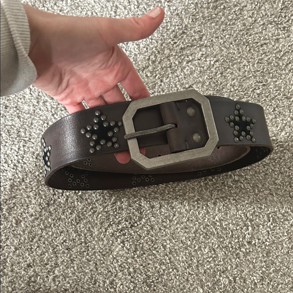 Free people star studded belt